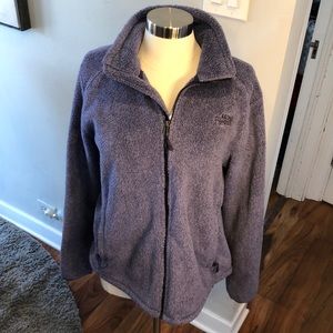 Purple North Face Fleece Jacket